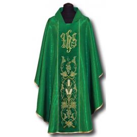 Ornat z adamaszku , pas aksamit (99) - Ornaty zielone