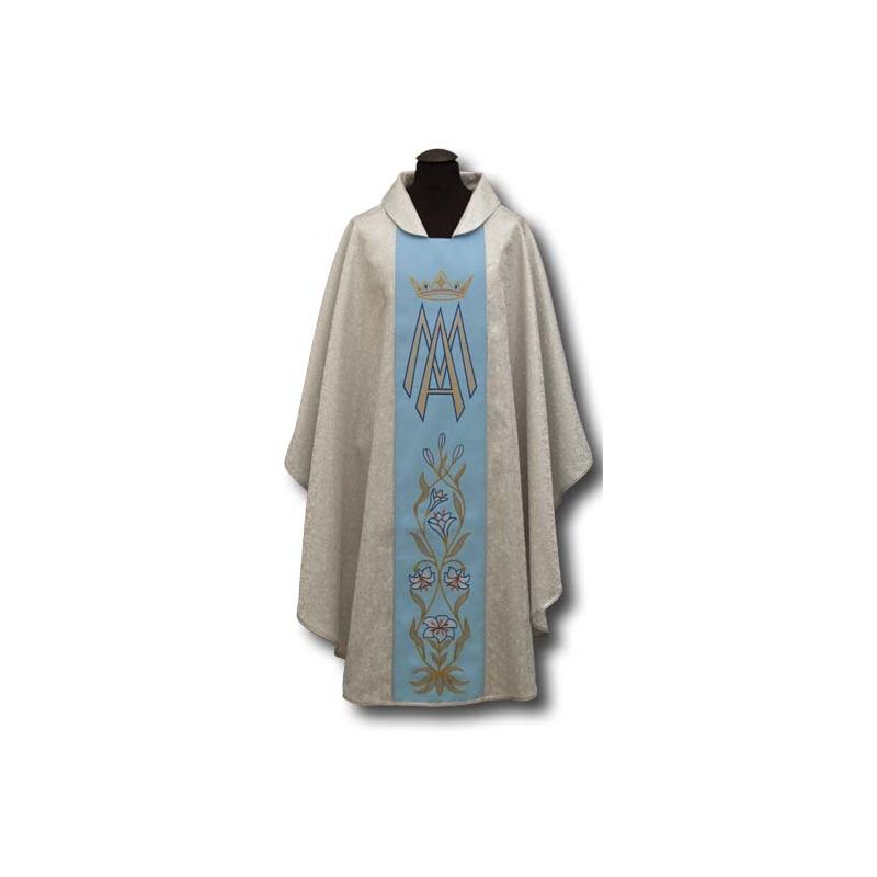 Ornat Maryjny srebrny (023) - Ornaty Maryjne - Ornat Maryjny srebrny (023)