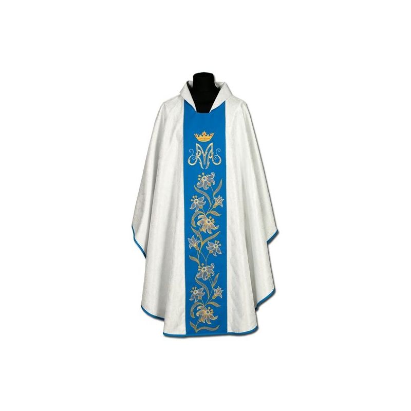 Ornat Maryjny, adamaszek (025) - Ornaty Maryjne - Ornat Maryjny, adamaszek (025)