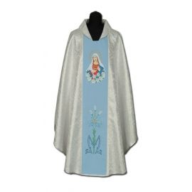 Ornat haftowany Serce Matki Bożej - Ornaty Maryjne