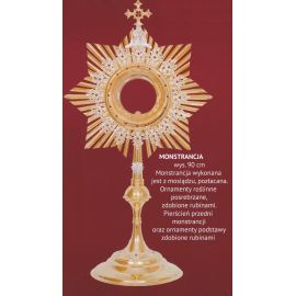 Monstrancja pozłacana wys. 90 cm (4) - MONSTRANCJE