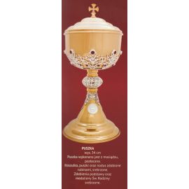 Puszka liturgiczna 34 cm (6) - PUSZKI MSZALNE - zdjęcie 2 - Puszka liturgiczna 34 cm (6)