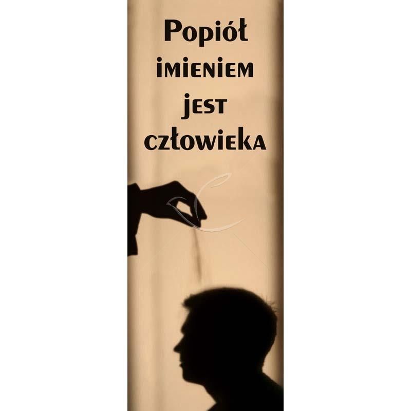 Baner kościelny - Środa Popielcowa - Wielki Post - Baner kościelny - Środa Popielcowa