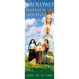 Baner - Królowo Różańca Świętego módl się za nami - Nabożeństwo różańcowe