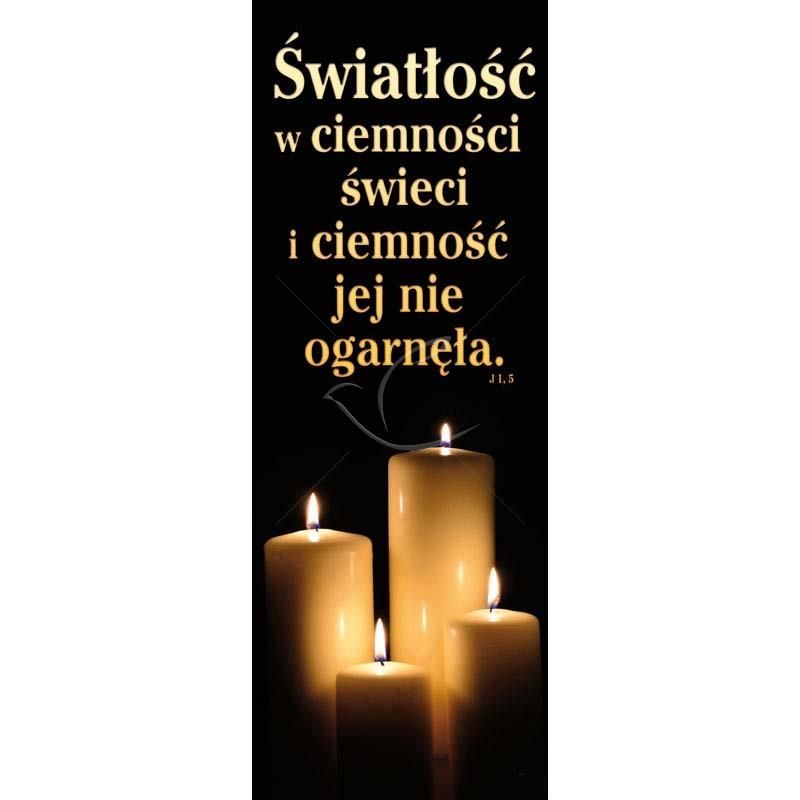 Baner - Światłość w ciemności świeci - Adwent - Baner - Światłość w ciemności świeci