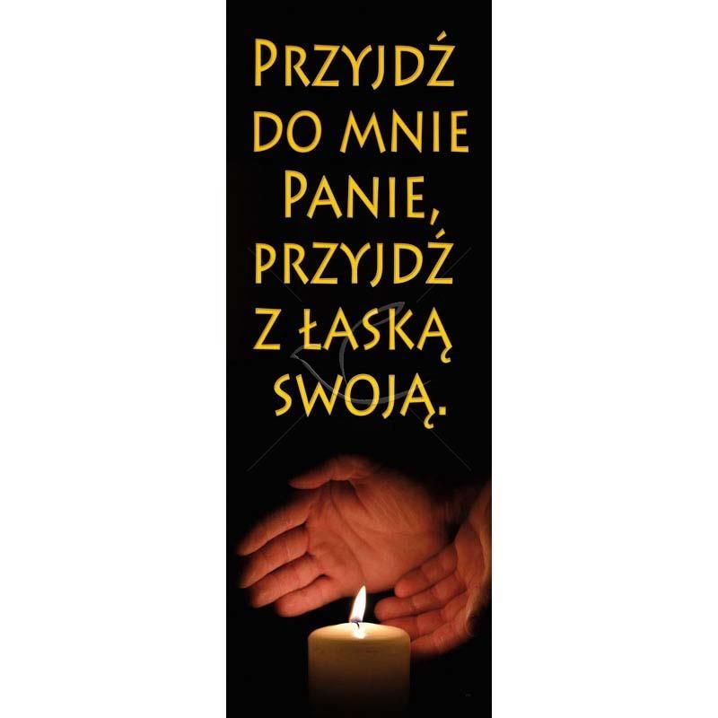 Baner - Przyjdź do mnie Panie, przyjdź z łaską swoją - Adwent - Baner - Przyjdź do mnie Panie, przyjdź z łaską swoją