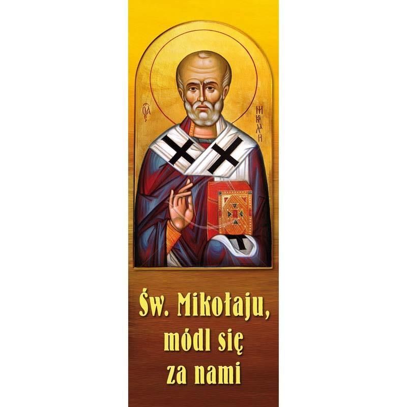 Baner - Św. Mikołaju, módl się za nami - Adwent - Baner - Św. Mikołaju, módl się za nami