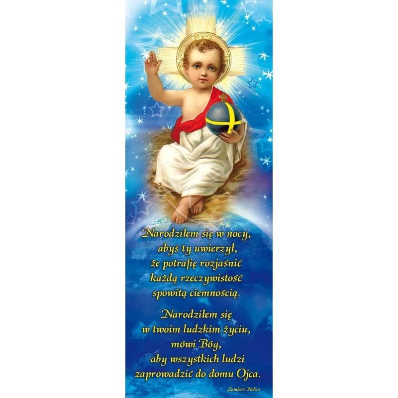Baner Bożonarodzeniowy - Narodził się w nocy - Boże Narodzenie - Baner Bożonarodzeniowy - Narodził się w nocy