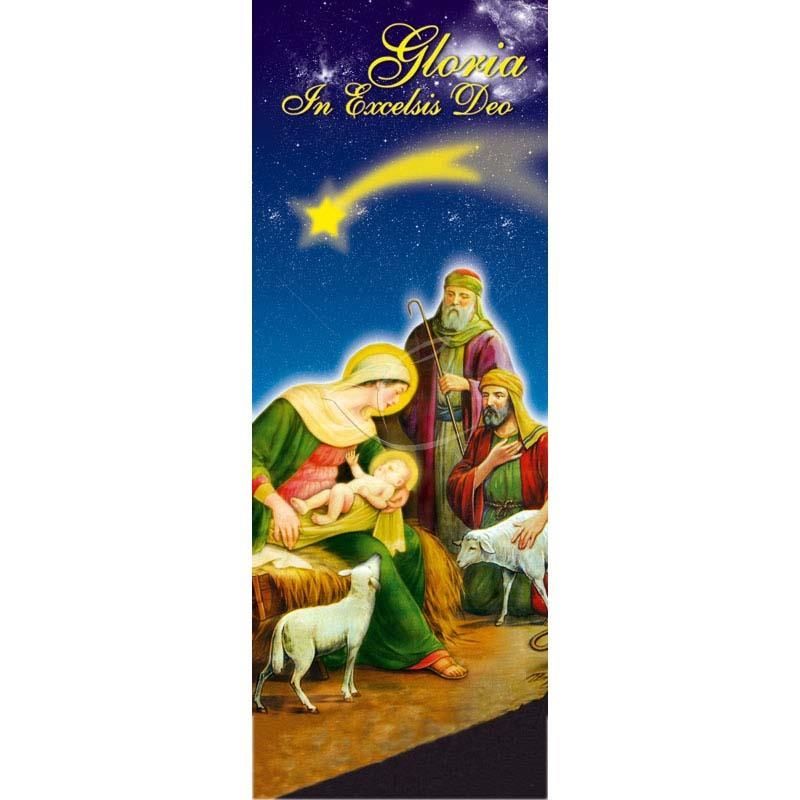 Baner Bożonarodzeniowy - Gloria in excelsis Deo - Boże Narodzenie - Baner Bożonarodzeniowy - Gloria in excelsis Deo