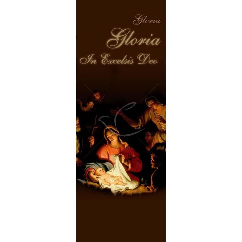 Baner Bożonarodzeniowy - Gloria in excelsis Deo (3) - Boże Narodzenie - Baner Bożonarodzeniowy - Gloria in excelsis Deo (3)