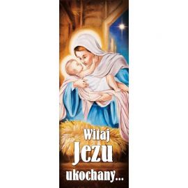 Baner Bożonarodzeniowy - Witaj Jezu ukochany! - Boże Narodzenie