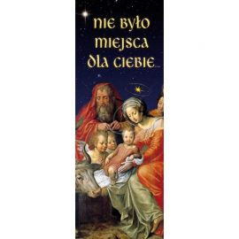Baner Bożonarodzeniowy - Nie było miejsca dla Ciebie - Boże Narodzenie