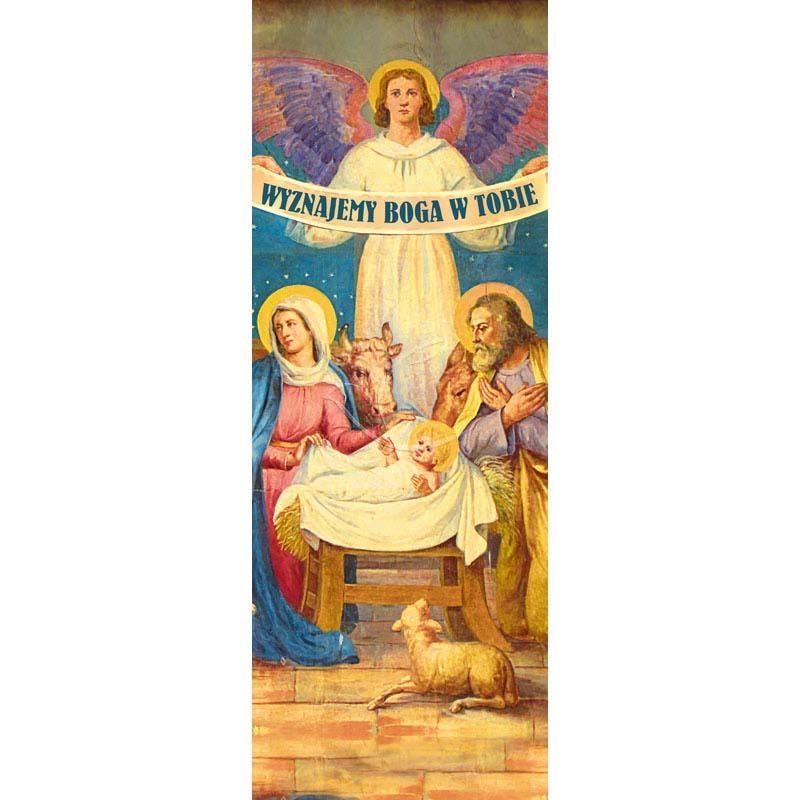 Baner Bożonarodzeniowy - Wyznajemy Boga w Tobie - Boże Narodzenie - Baner Bożonarodzeniowy - Wyznajemy Boga w Tobie