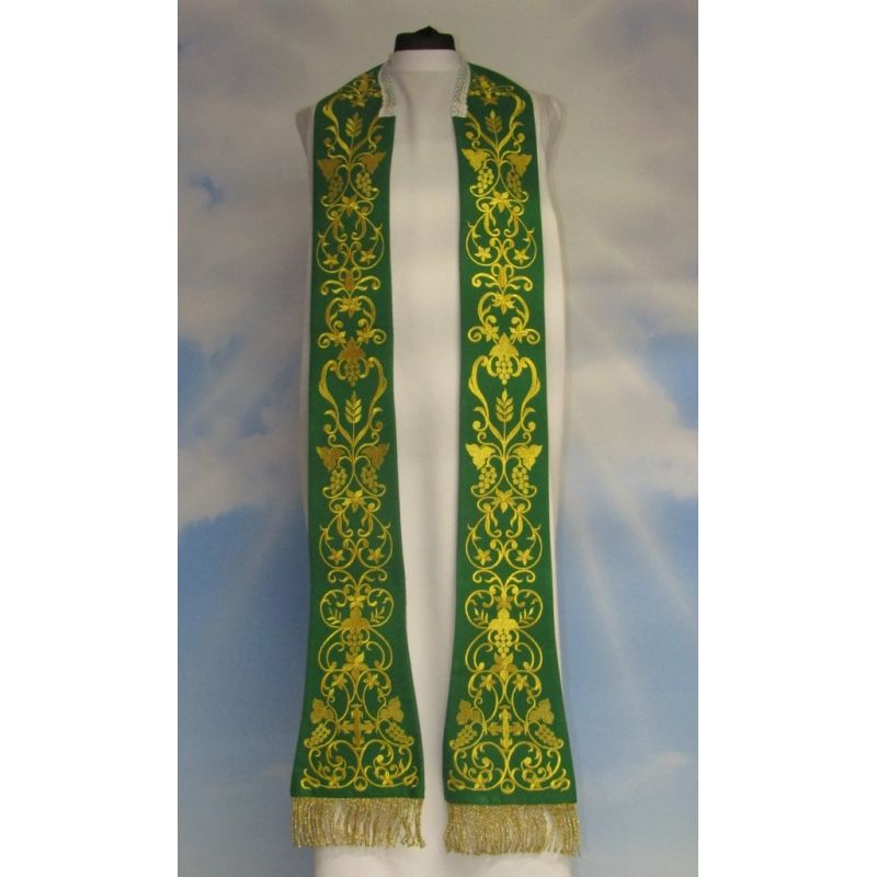 Stuła duża gładka - 140 cm - EUCHARYSTYCZNE - Stuła duża gładka - 140 cm