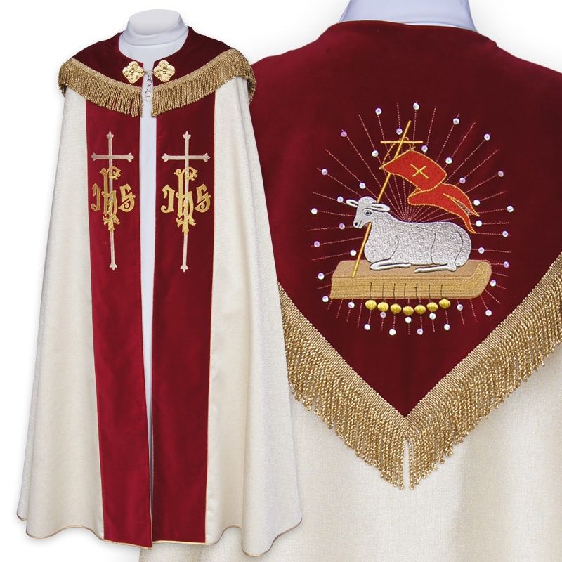 Kapa haftowana wielkanocna (14) - KAPY LITURGICZNE - Kapa haftowana wielkanocna (14)