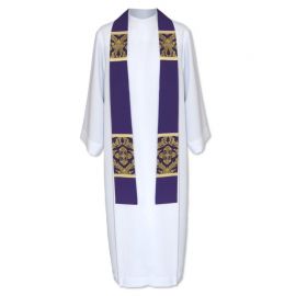 Stuła kapłańska fioletowa (43) - EUCHARYSTYCZNE