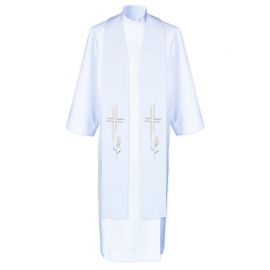 Stuła kapłańska krzyż i kłosy - haftowana (5) - EUCHARYSTYCZNE - zdjęcie 4 - Stuła kapłańska krzyż i kłosy - haftowana (5)