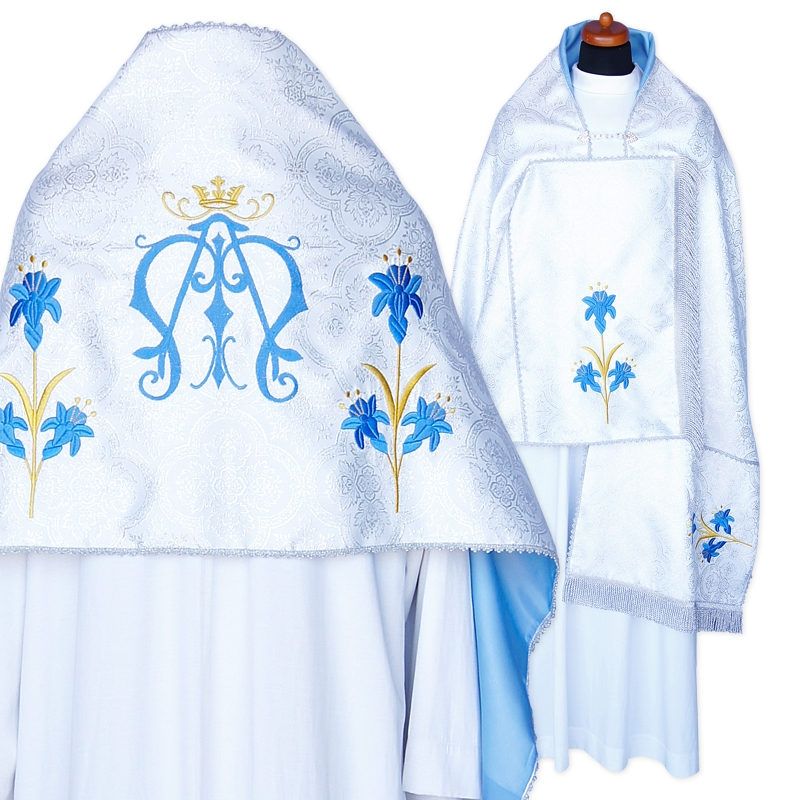 Welon liturgiczny - motyw Maryjny (2) - WELONY - Welon liturgiczny - motyw Maryjny (2)