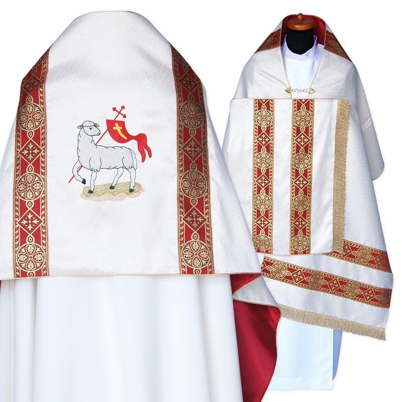 Welon liturgiczny - motyw wielkanocny (1) - WELONY - Welon liturgiczny - motyw wielkanocny (1)