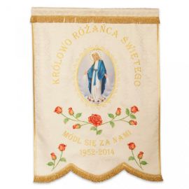 Chorągiew Maryjna - wzór przykładowy - CHORĄGWIE, SZTANDARY - zdjęcie 4 - Chorągiew Maryjna - wzór przykładowy