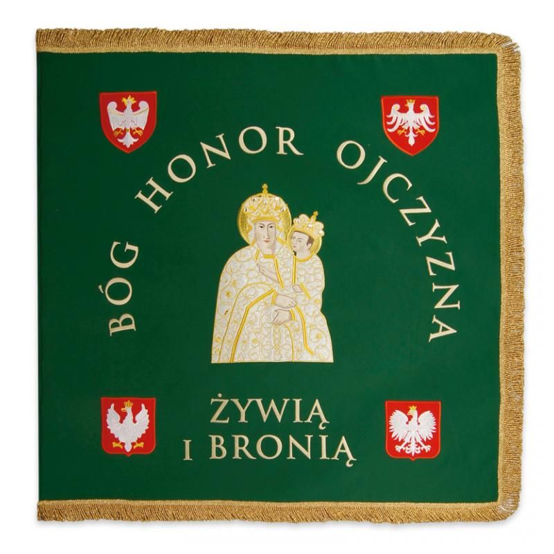 Sztandar - przykładowy wzór - CHORĄGWIE, SZTANDARY - Sztandar - przykładowy wzór