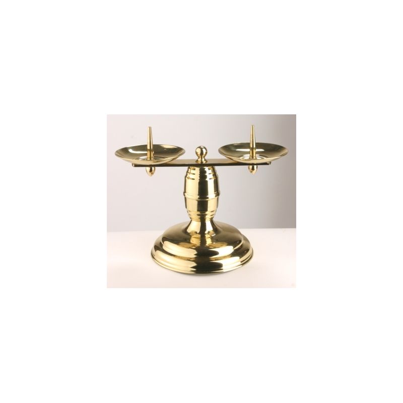 Lichtarz  - 19 cm (16) - ŚWIECZNIKI / LICHTARZE - Lichtarz mosiężny - 19 cm (16)