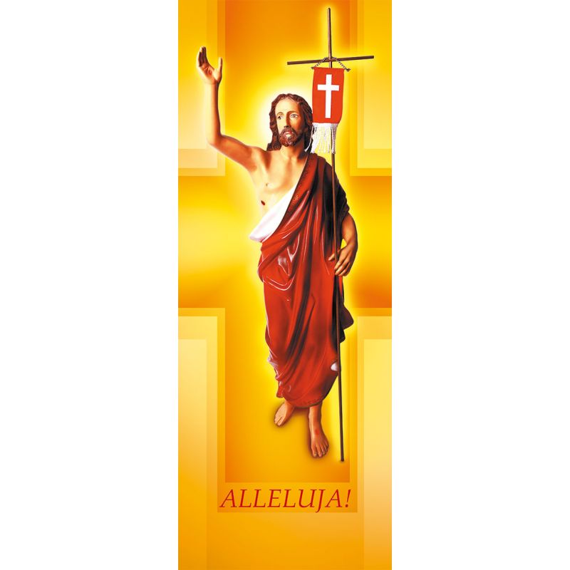 Baner na Wielkanoc "Alleluja!" - żóły (22) - WIELKANOC - Baner na Wielkanoc "Alleluja!" - żóły (22)