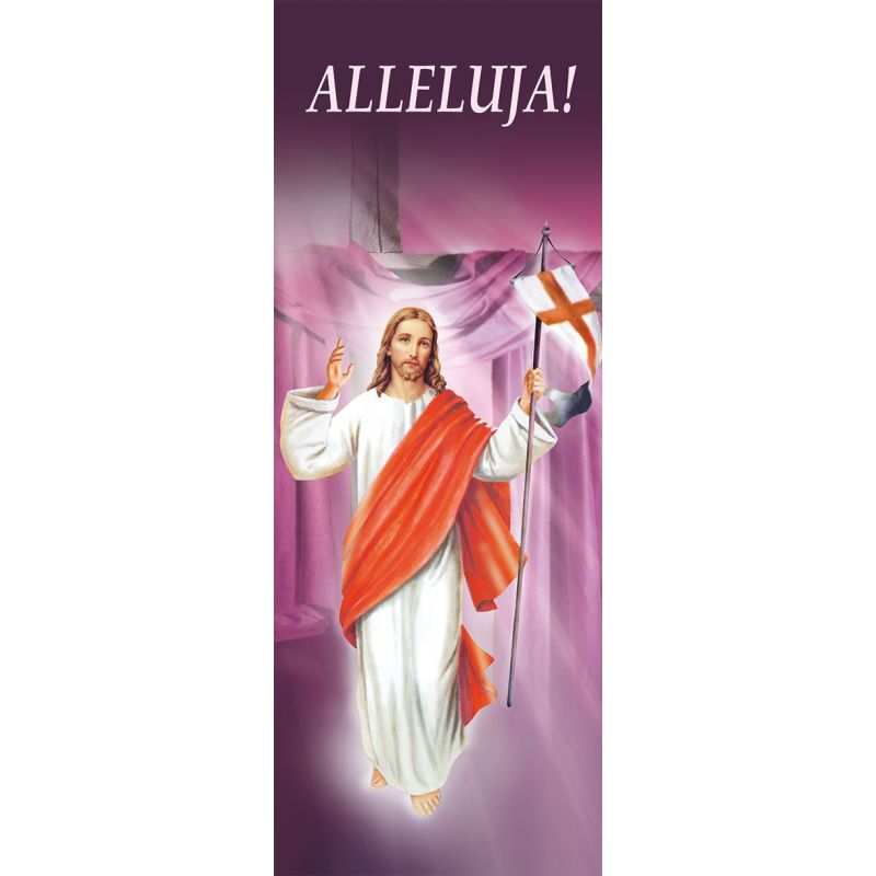 Baner na Wielkanoc "ALLELUJA"  (24) - WIELKANOC - Baner na Wielkanoc "ALLELUJA"  (24)
