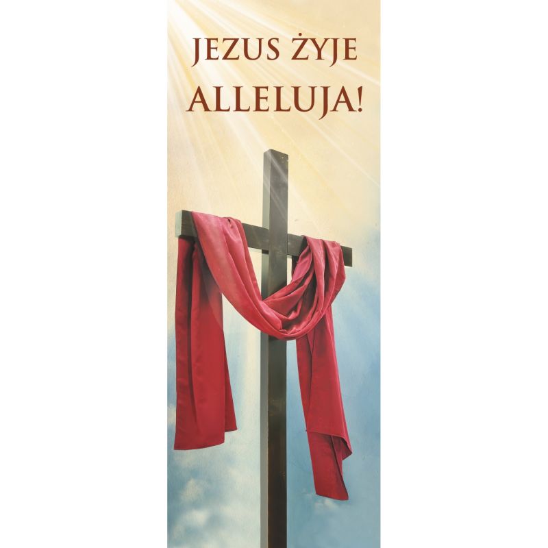 Baner na Wielkanoc "Jezus żyje Alleluja!" (30) - WIELKANOC - Baner na Wielkanoc "Jezus żyje Alleluja!" (30)