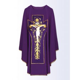 Ornat - Jezus ukrzyżowany - kolory liturgiczne (19) - Ornaty z Jezusem