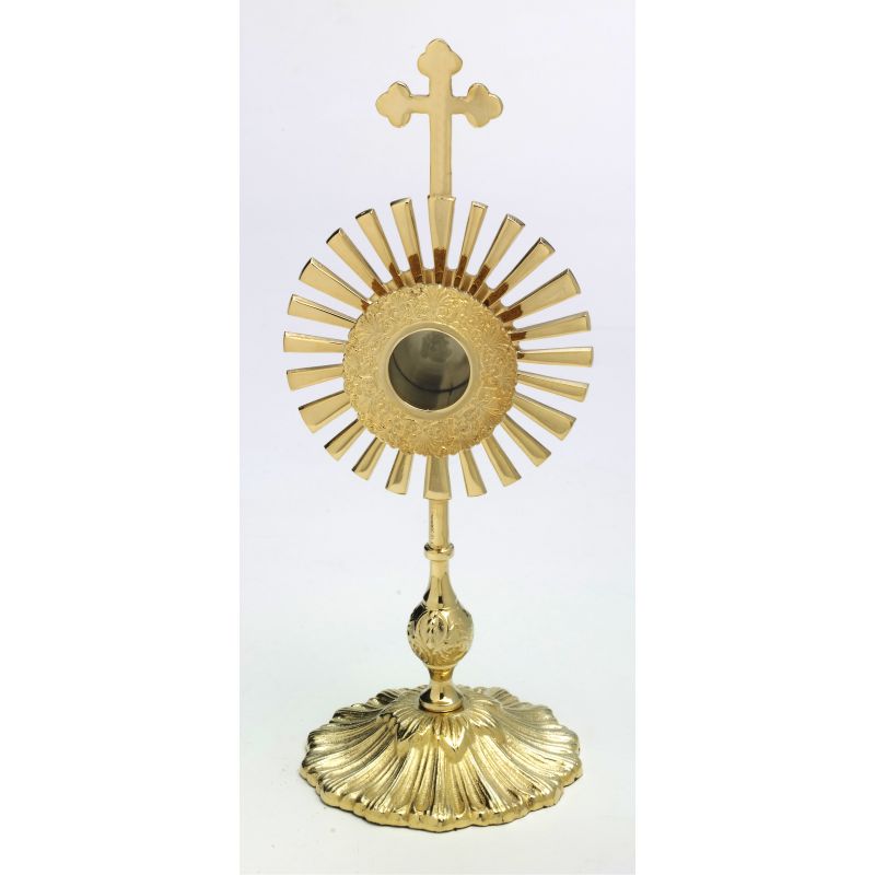 Relikwiarz pozłacany - 32 cm - RELIKWIARZE - Relikwiarz pozłacany - 32 cm