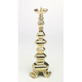 Świecznik ołtarzowy z litego mosiądzu - 40 cm - ŚWIECZNIKI / LICHTARZE