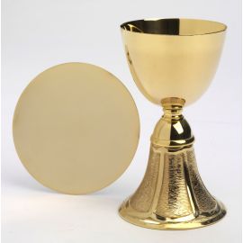 Kielich + patena, pozłacane - 18,5 cm - KIELICHY MSZALNE