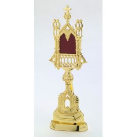 Relikwiarz złoty bądź srebrny - 28 cm.