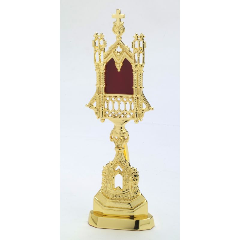 Relikwiarz złoty bądź srebrny - 28 cm. - RELIKWIARZE - Relikwiarz złoty bądź srebrny - 28 cm.