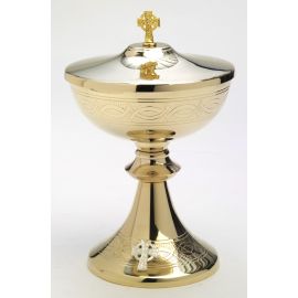 Puszka pozłacana - 23 cm. - PUSZKI MSZALNE