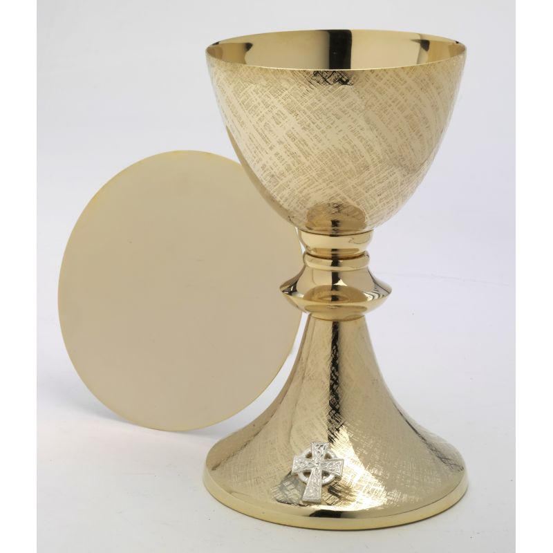 Kielich + patena, złocone - 20 cm - KIELICHY MSZALNE - Kielich + patena, złocone - 20 cm