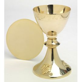 Kielich + patena (winogrona) - 20 cm - KIELICHY MSZALNE