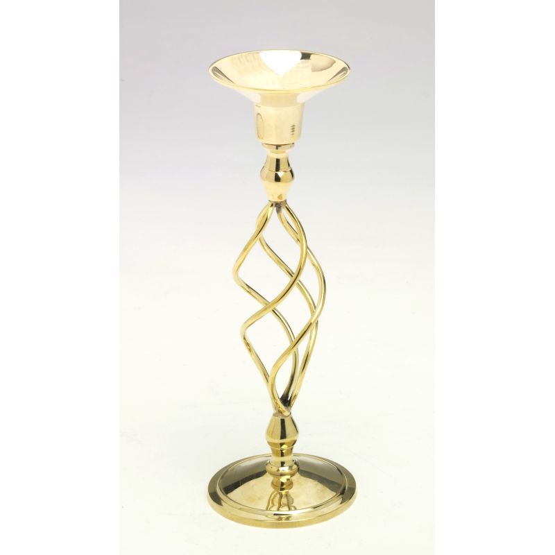 Świecznik spirala - 23 cm. - ŚWIECZNIKI / LICHTARZE - Świecznik spirala - 23 cm.