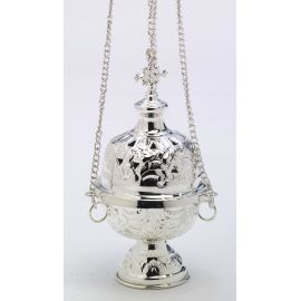 Trybularz posrebrzany - 18 cm - TRYBULARZE, ŁÓDKI