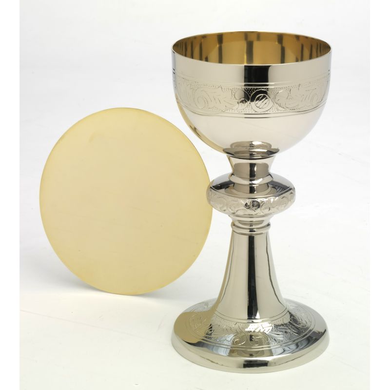 Kielich srebrny + patena - 20 cm - KIELICHY MSZALNE - Kielich srebrny + patena - 20 cm