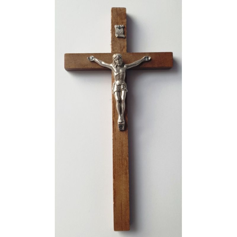 Krzyż drewniany - ciemny 20x10 cm - KRZYŻE, KRZYŻYKI - Krzyż drewniany - ciemny 20x10 cm