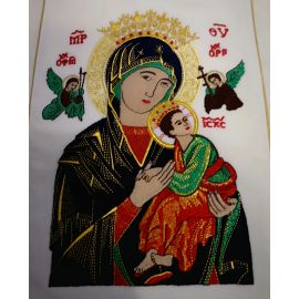 Ornat maryjny Matka Boża Nieustającej Pomocy (M19) - Ornaty Maryjne - zdjęcie 2 - Ornat maryjny Matka Boża Nieustającej Pomocy (M19)
