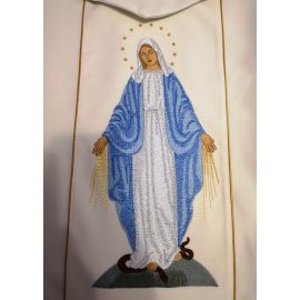 Ornat maryjny Matka Boża Niepokalana (M16) - Ornaty Maryjne - zdjęcie 4 - Ornat maryjny Matka Boża Niepokalana (M16)