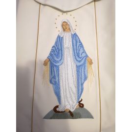 Ornat maryjny Matka Boża Niepokalana (M16) - Ornaty Maryjne - zdjęcie 2 - Ornat maryjny Matka Boża Niepokalana (M16)