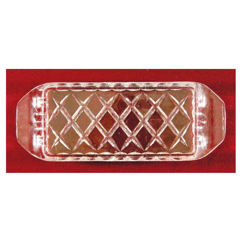 Taca szklana 22x8 cm. - AMPUŁKI I TACKI MSZALNE - Taca szklana 22x8 cm.