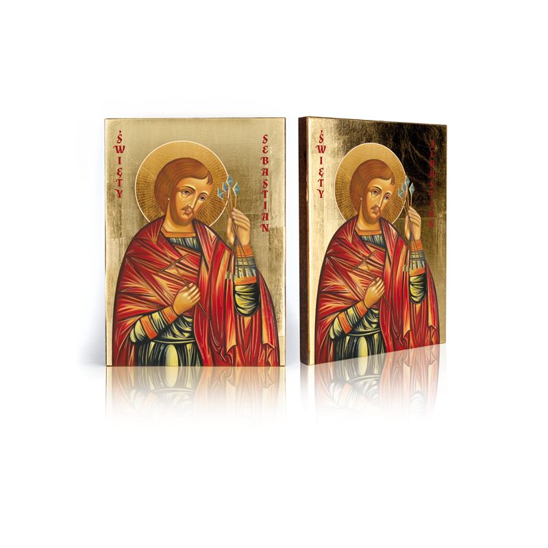 Ikona religijna Święty Sebastian - Święci i Błogosławieni - Ikona religijna Święty Sebastian
