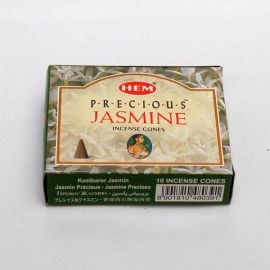 Kadzidło stożkowe - Jaśmin (10 stożków) - KADZIDŁA, WĘGIELKI