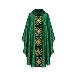 Ornat gotycki krzyż haftowany- kolory liturgiczne (5) - Ornaty haftowane - zdjęcie 2 - Ornat gotycki (5)