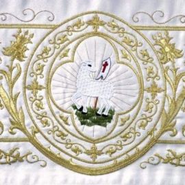 Baldachim haftowany na procesję - BALDACHIMY - zdjęcie 4 - Baldachim haftowany na procesję